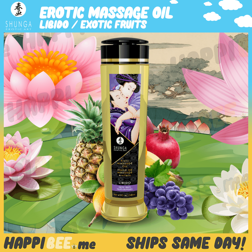 SHUNGA Erotic Massage Oil • Cold Pressed & Vitamin E Infused