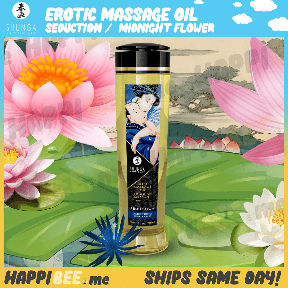 SHUNGA Erotic Massage Oil • Cold Pressed & Vitamin E Infused