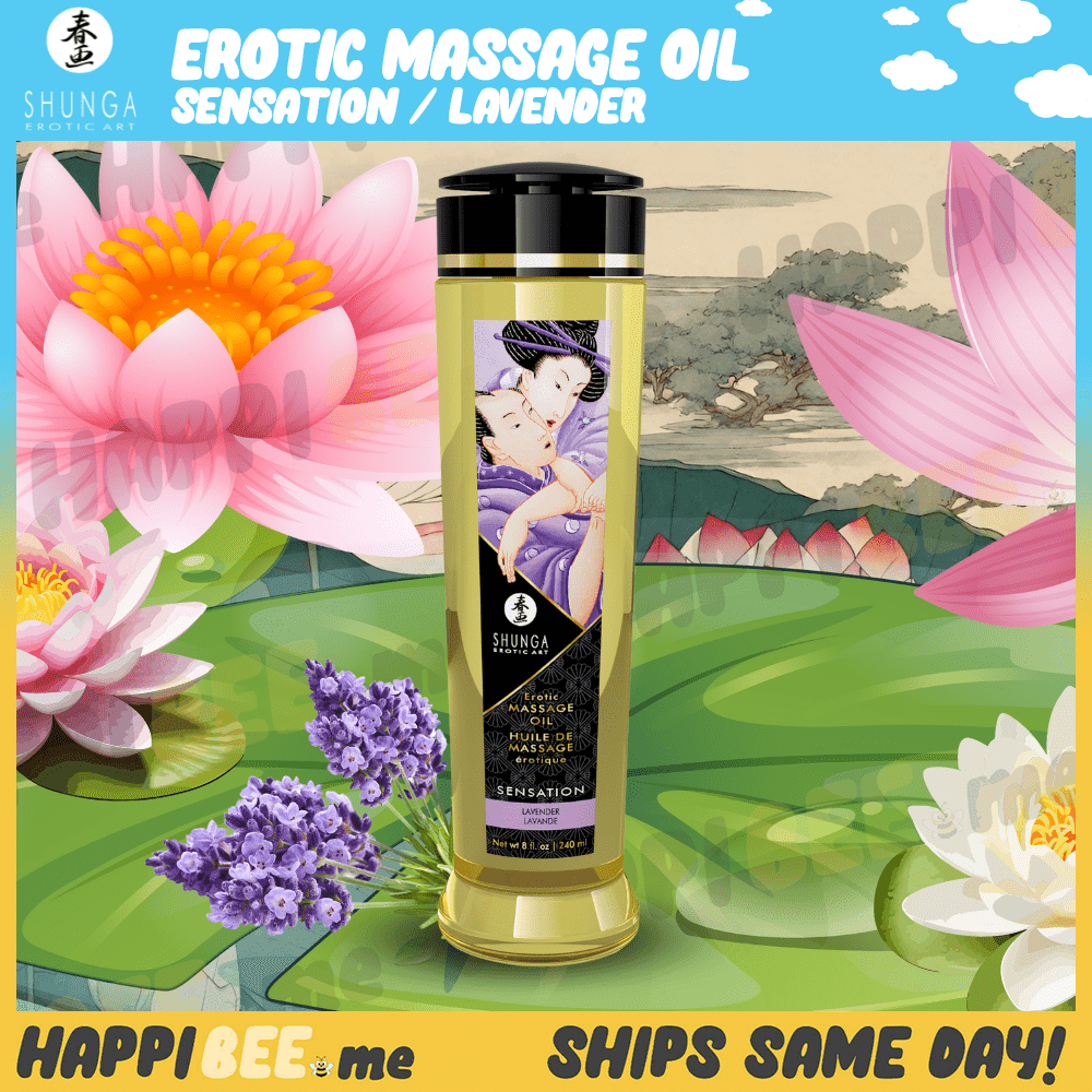 SHUNGA Erotic Massage Oil • Cold Pressed & Vitamin E Infused