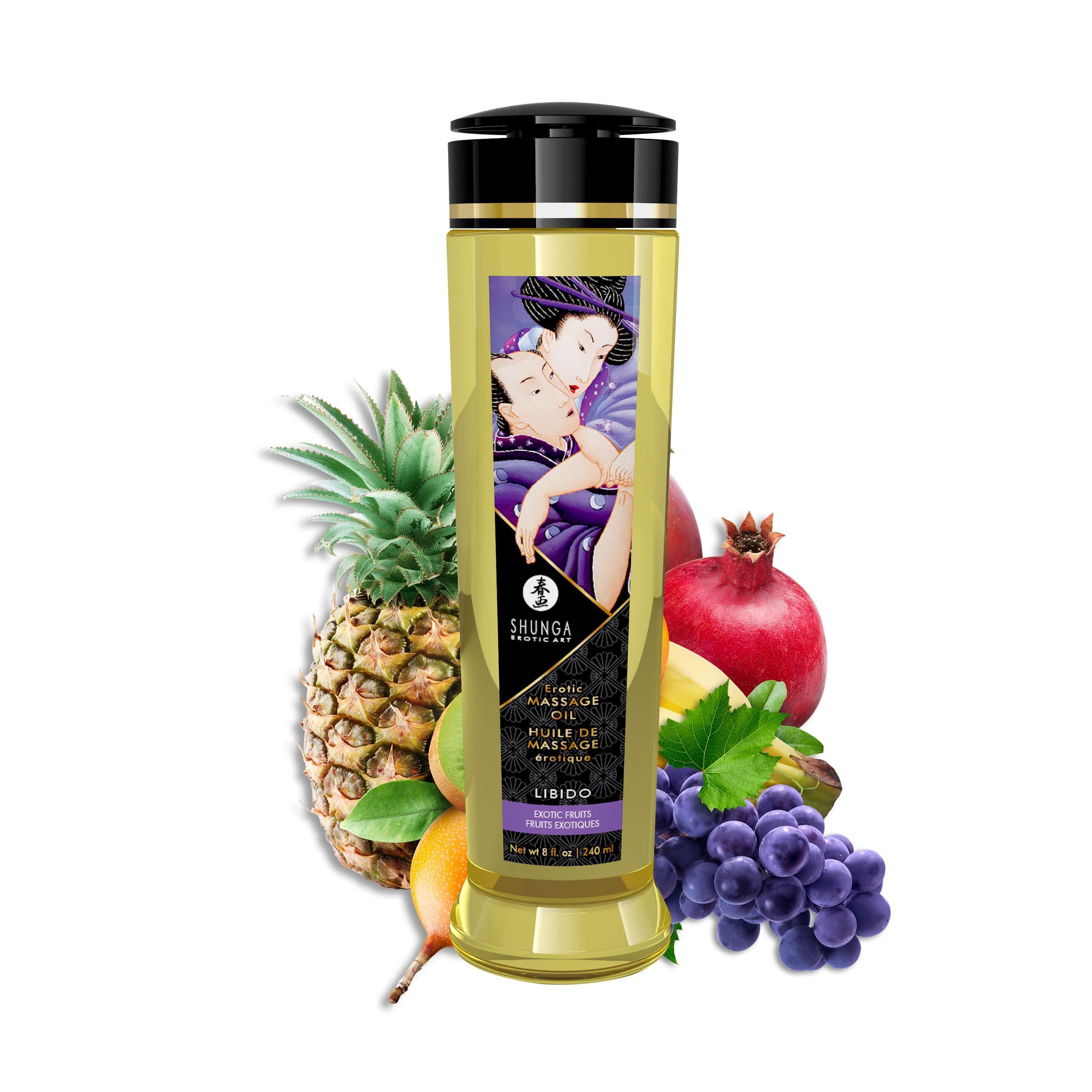 SHUNGA Erotic Massage Oil • Cold Pressed & Vitamin E Infused