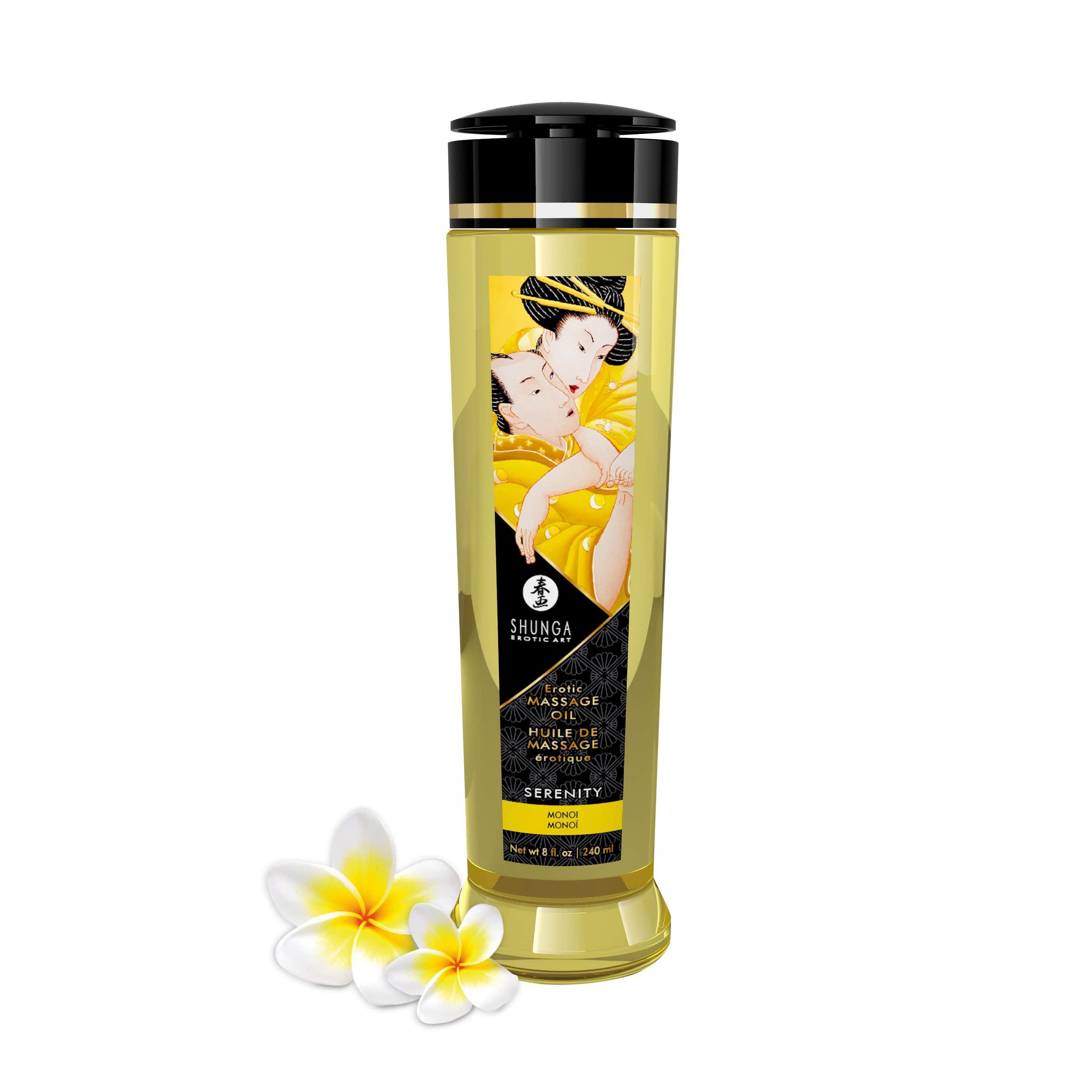 SHUNGA Erotic Massage Oil • Cold Pressed & Vitamin E Infused