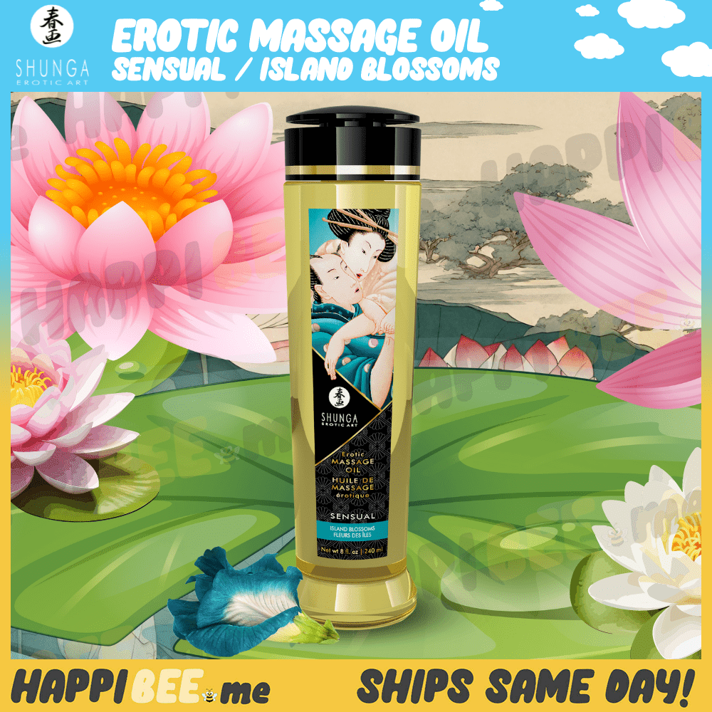 SHUNGA Erotic Massage Oil • Cold Pressed & Vitamin E Infused