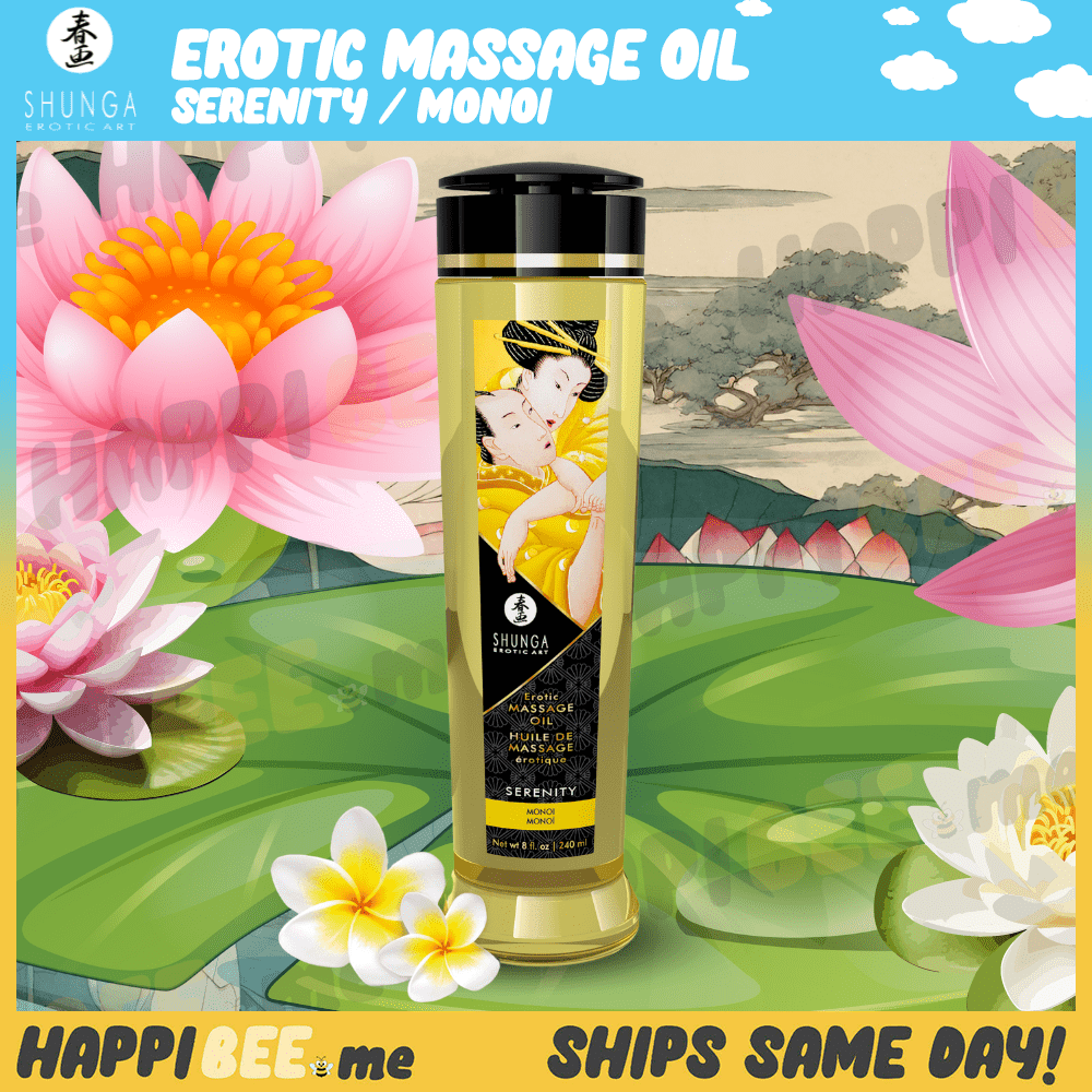 SHUNGA Erotic Massage Oil • Cold Pressed & Vitamin E Infused