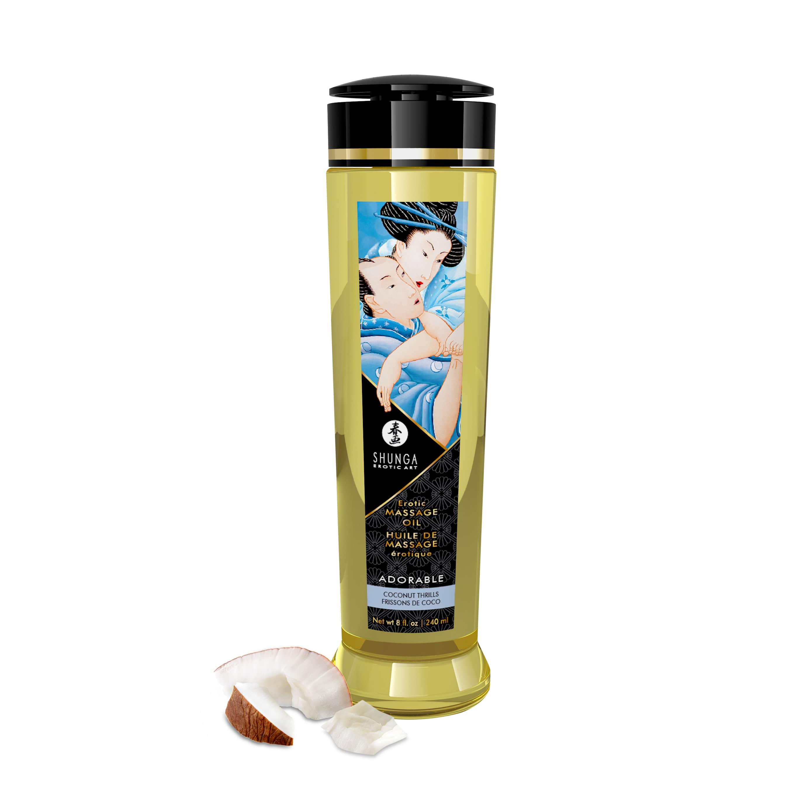 SHUNGA Erotic Massage Oil • Cold Pressed & Vitamin E Infused