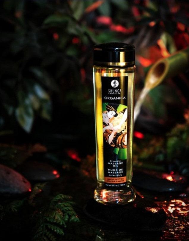 SHUNGA Organica Erotic Massage Oil • Cold Pressed & Vitamin E Infused