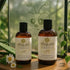 Sliquid Organics Silk hybrid lubricant bottles beside aloe and flowers