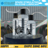 Sliquid Spark bottle sizes in a Happibee promotional graphic