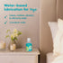 Sliquid Tsunami on a bedside table with toy and condom compatibility information