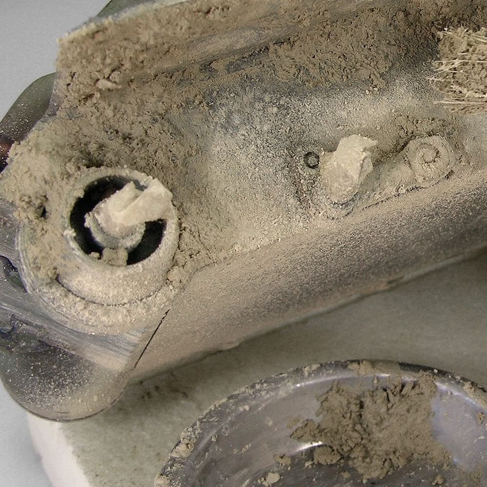 splatter effects accumulated dust