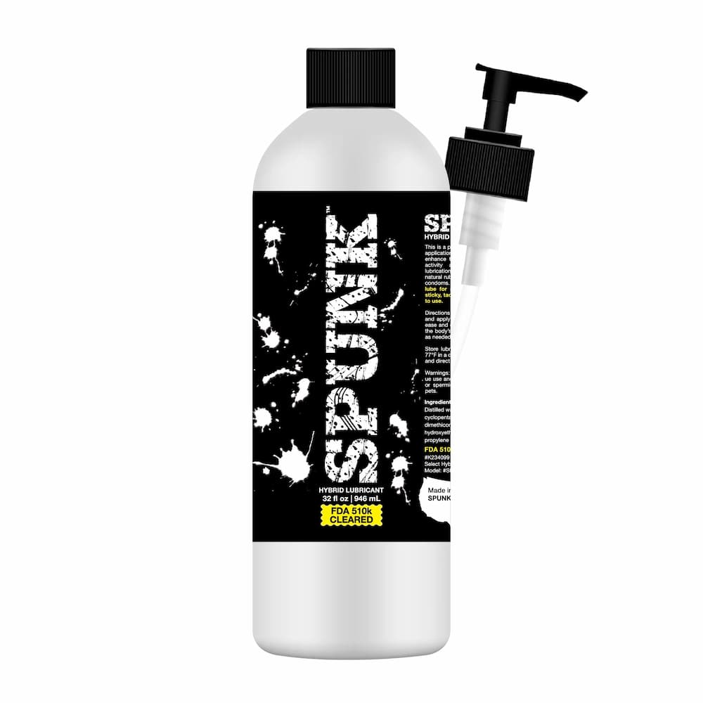 SPUNK Hybrid 32 fl oz bottle with pump attachment