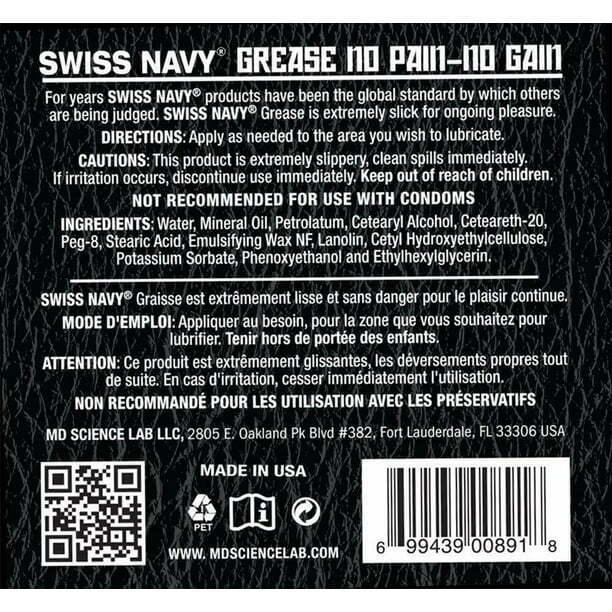 Swiss Navy Grease • Thick Oil Lubricant