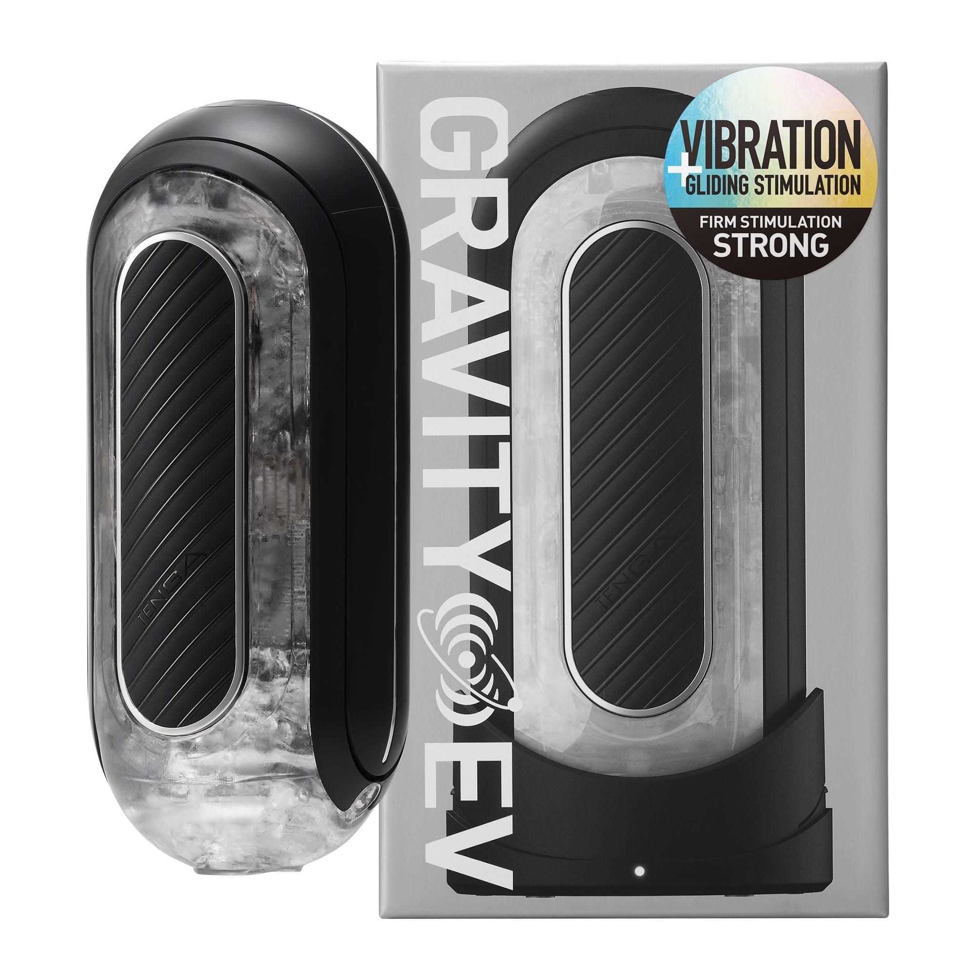 TENGA Flip Zero Gravity EV Vibrating Suction Stroker Black
