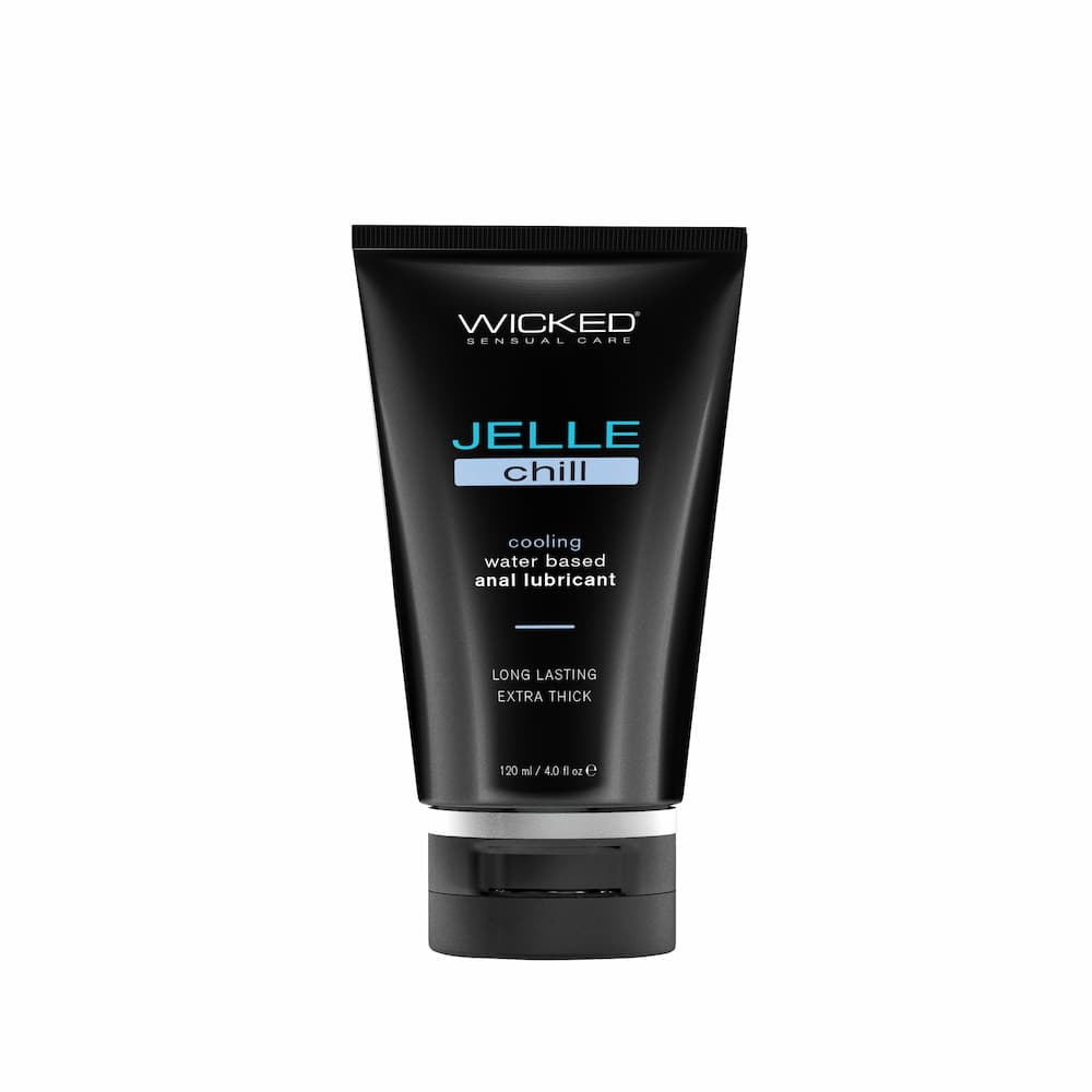 Wicked Jelle Chill cooling lubricant tube shown against a white background