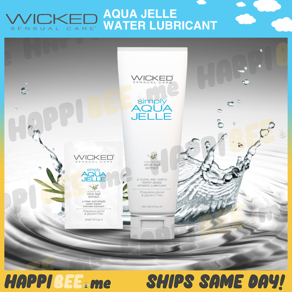 Wicked Simply Aqua Jelle • Water Lubricant - Happibee