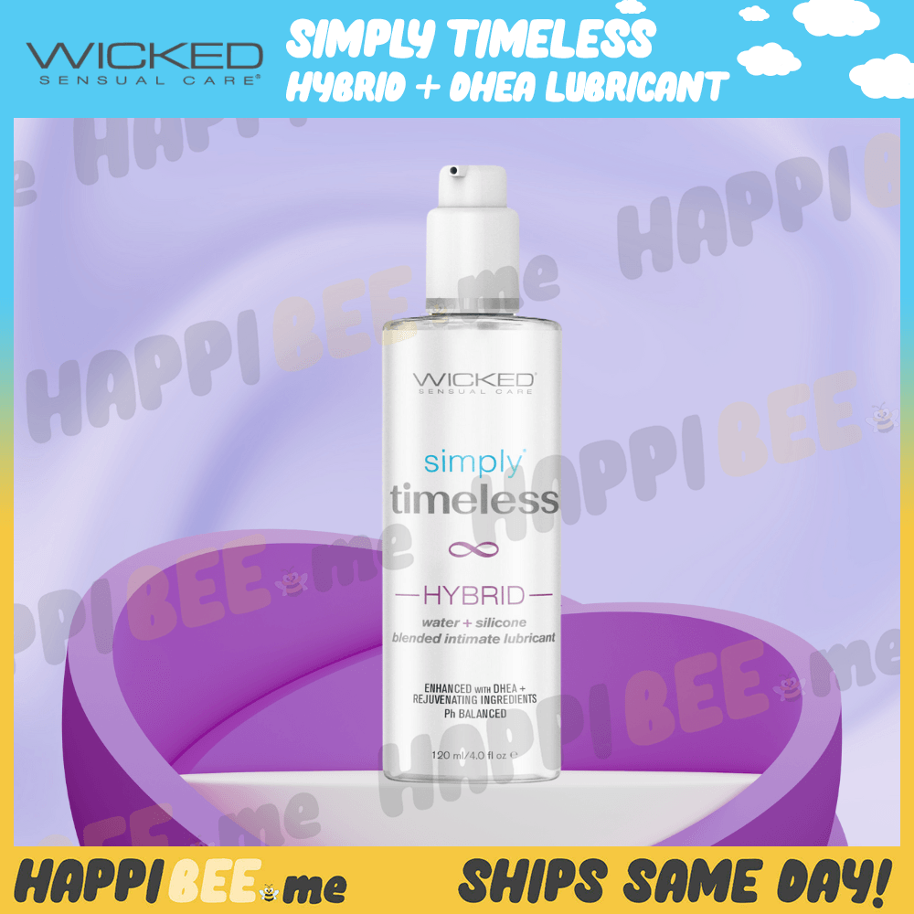 Wicked Simply Timeless Hybrid + DHEA • Hybrid (Silicone + Water) Lubricant