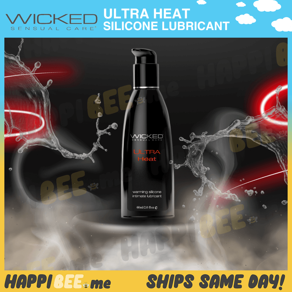 Wicked Ultra Heat silicone lube 2 oz product image
