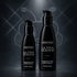 Wicked Ultra 2 oz and 4 oz silicone lubricant bottles against a Happibee backdrop