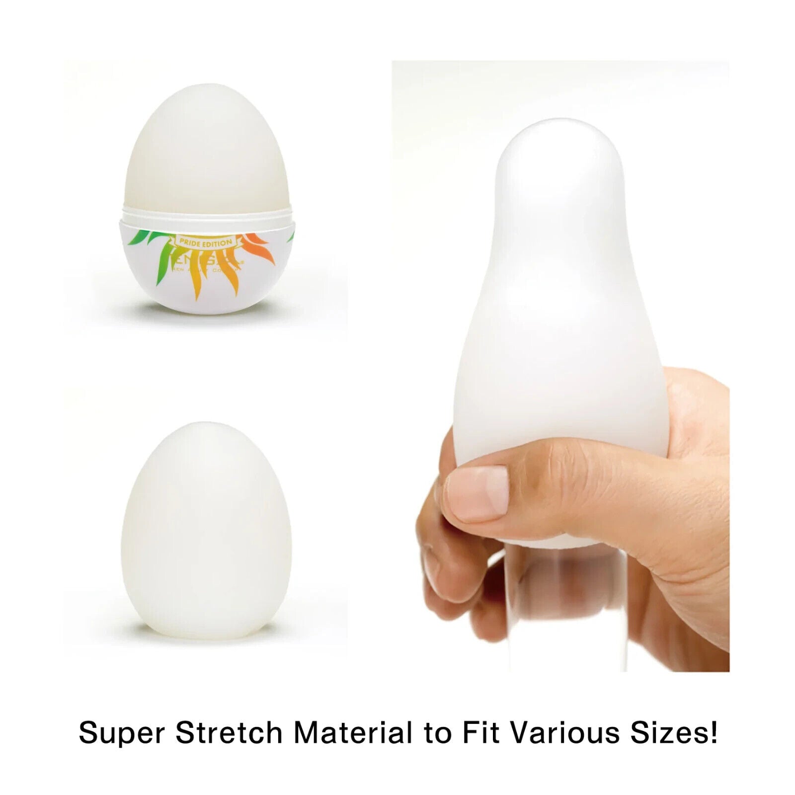 TENGA Egg Shiny (Pride Edition) • 360° Textured Stroker