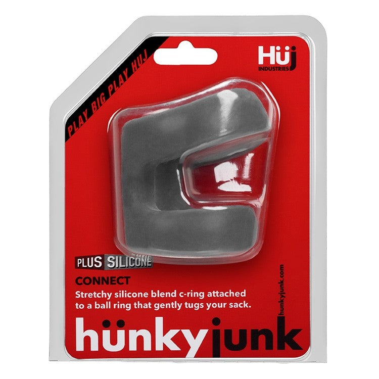 HunkyJunk Connect Balltugger • TPR+Silicone Penis Ring