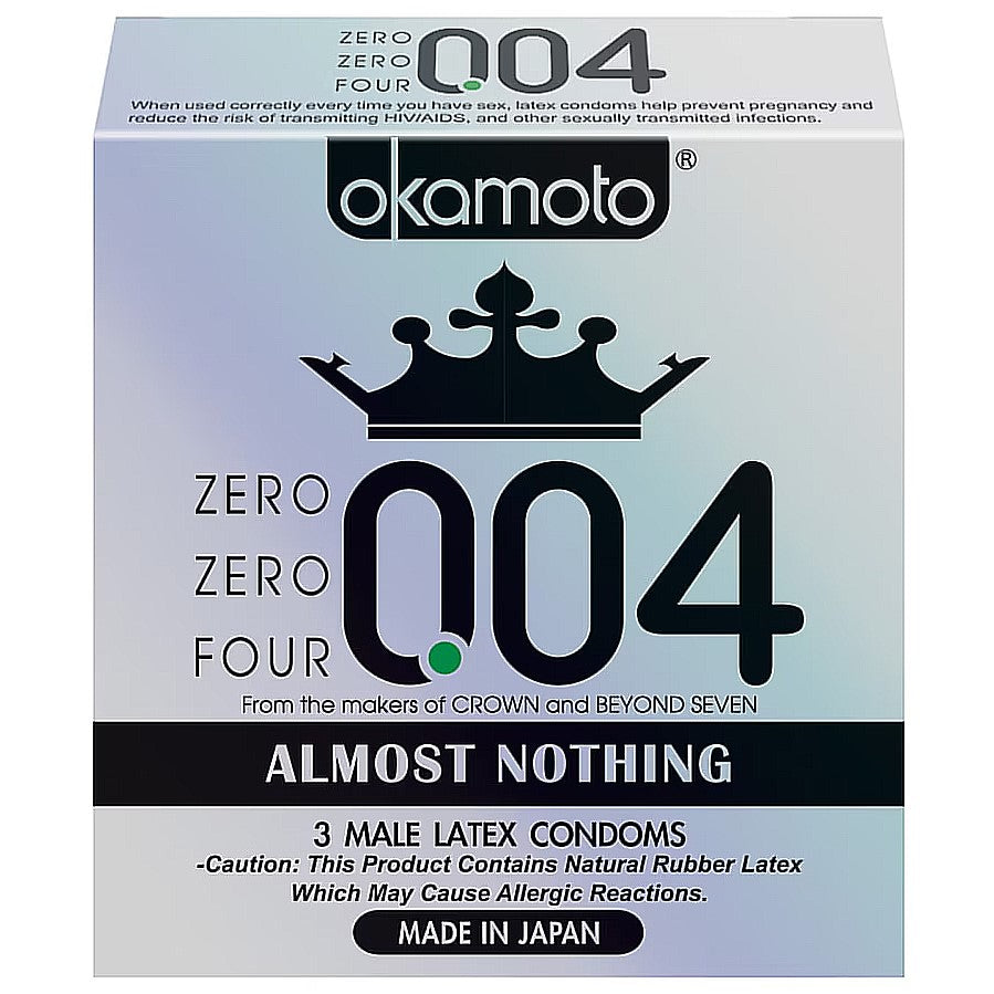 Okamoto 004 (Almost Nothing) • Latex Condom