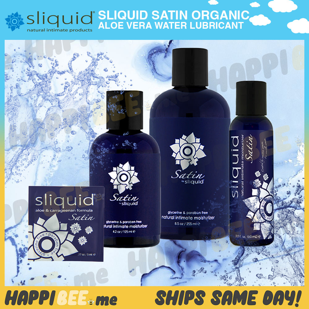 Sliquid Naturals Satin • Aloe Vera + Water Lubricant
