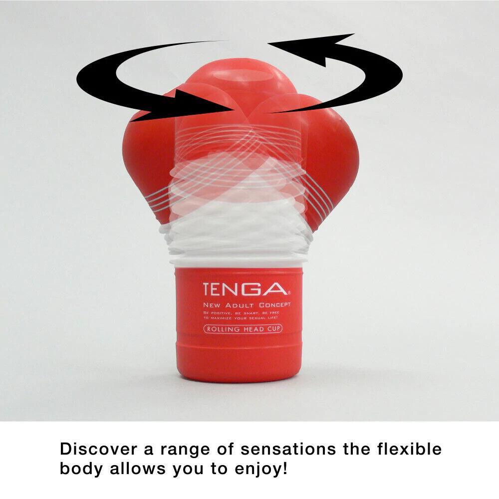 Tenga rolling head cup features