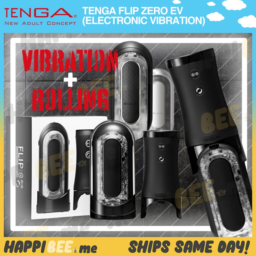 TENGA Flip Zero EVR • Vibrating Suction Stroker