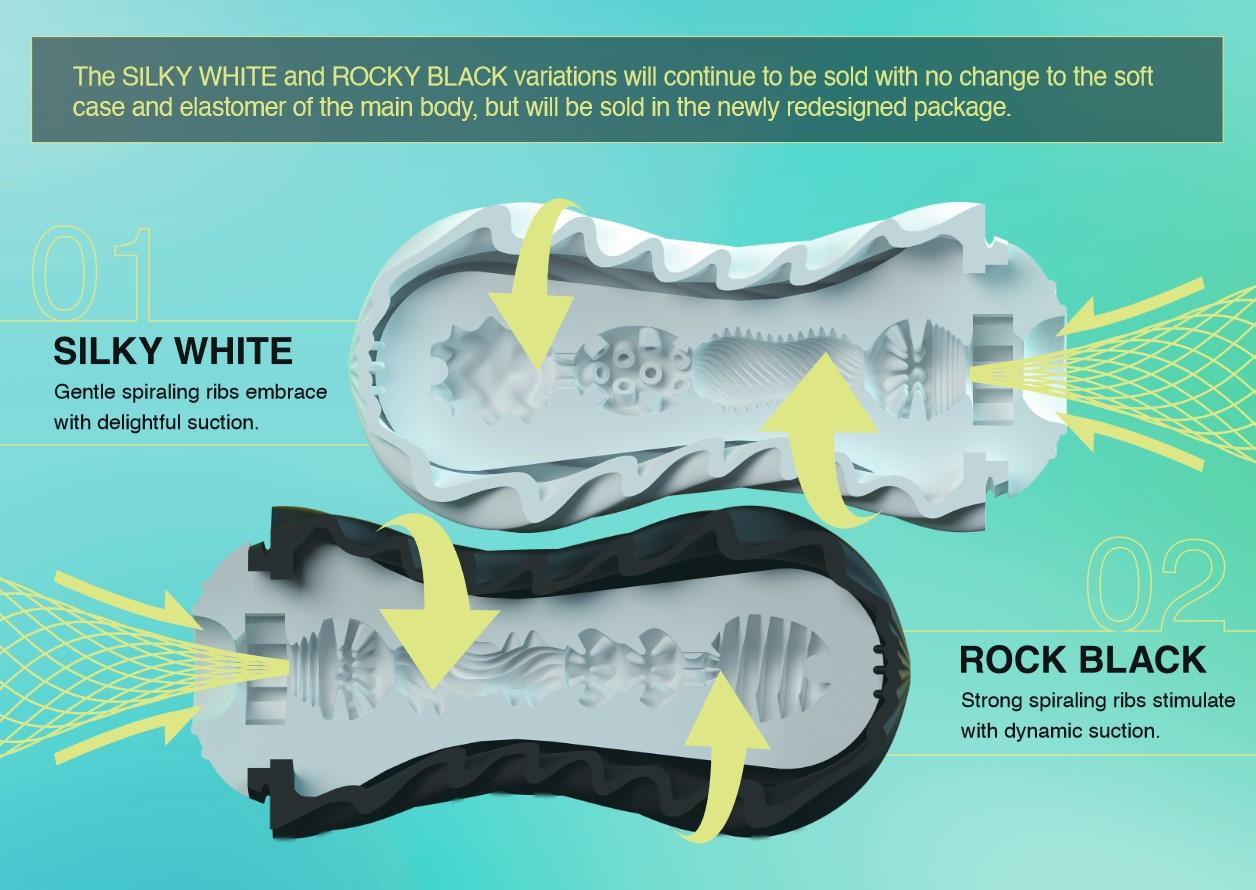 Tenga Flex Silky White Comparison