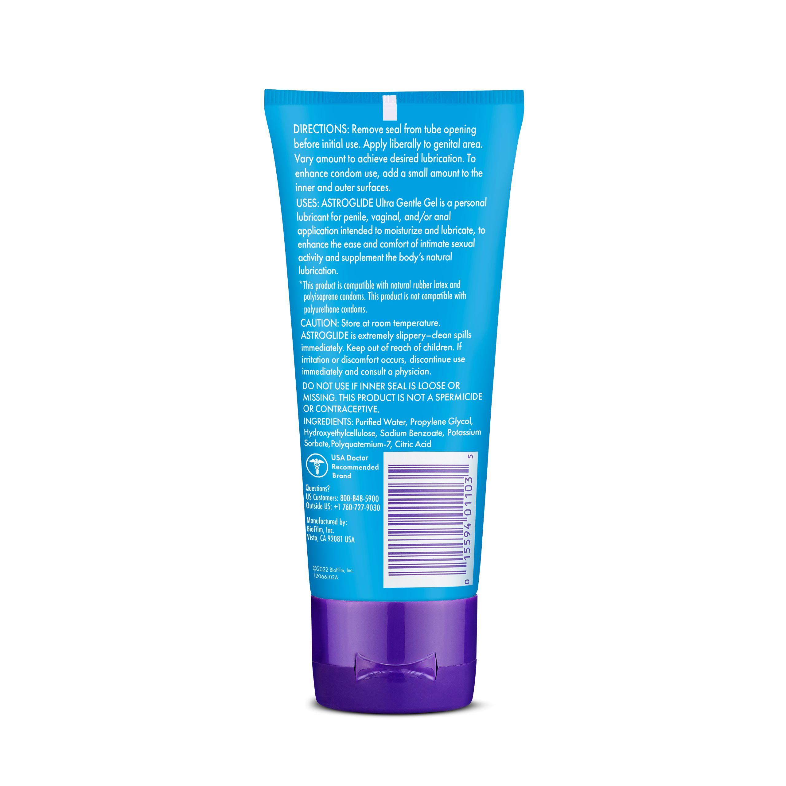 Astroglide Ultra Gentle Gel • Water Lubricant