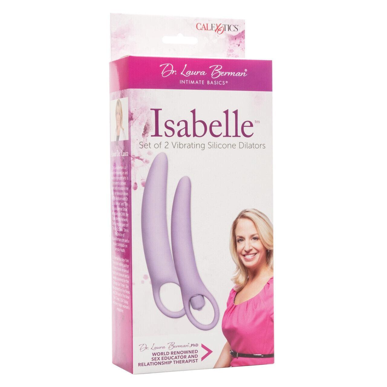 CalExotics Dr. Laura Berman (Isabelle) • Vibrating 2-Piece Silicone Dilator Kit