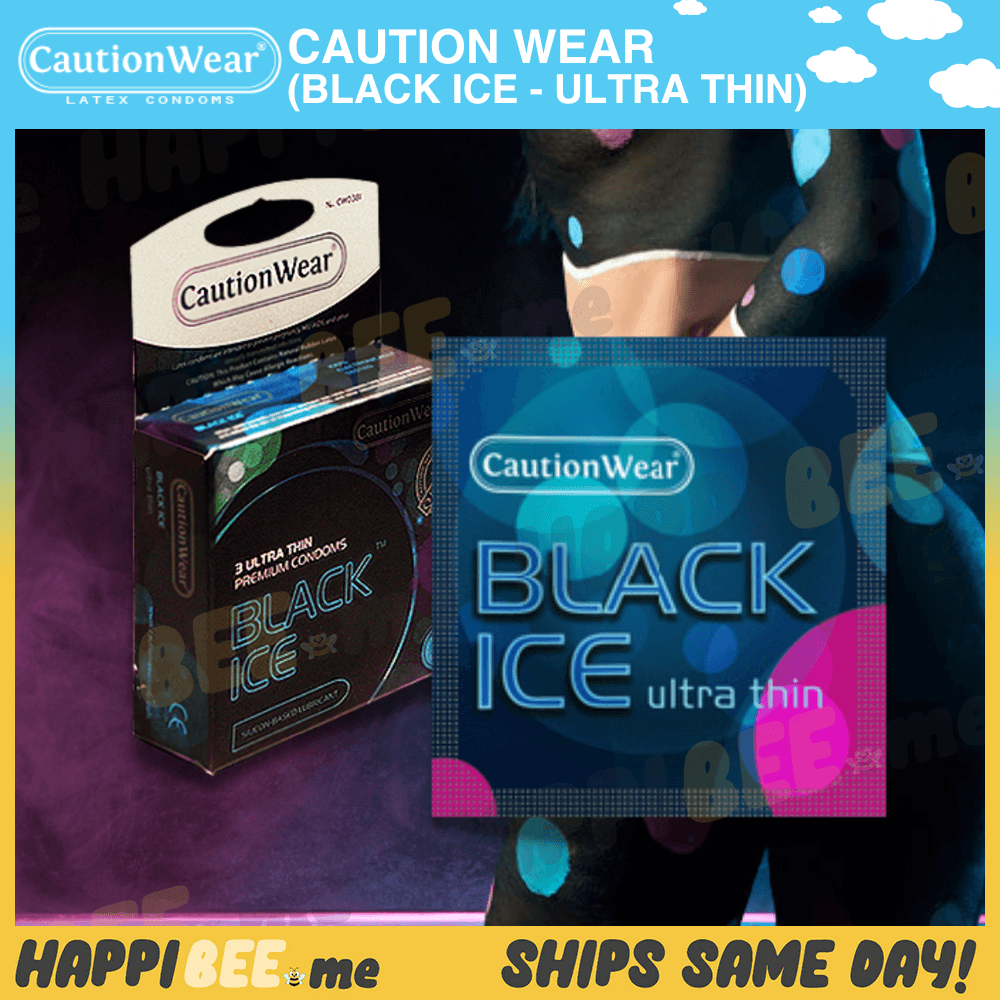 CautionWear Black Ice (Ultra Thin) • Latex Condom