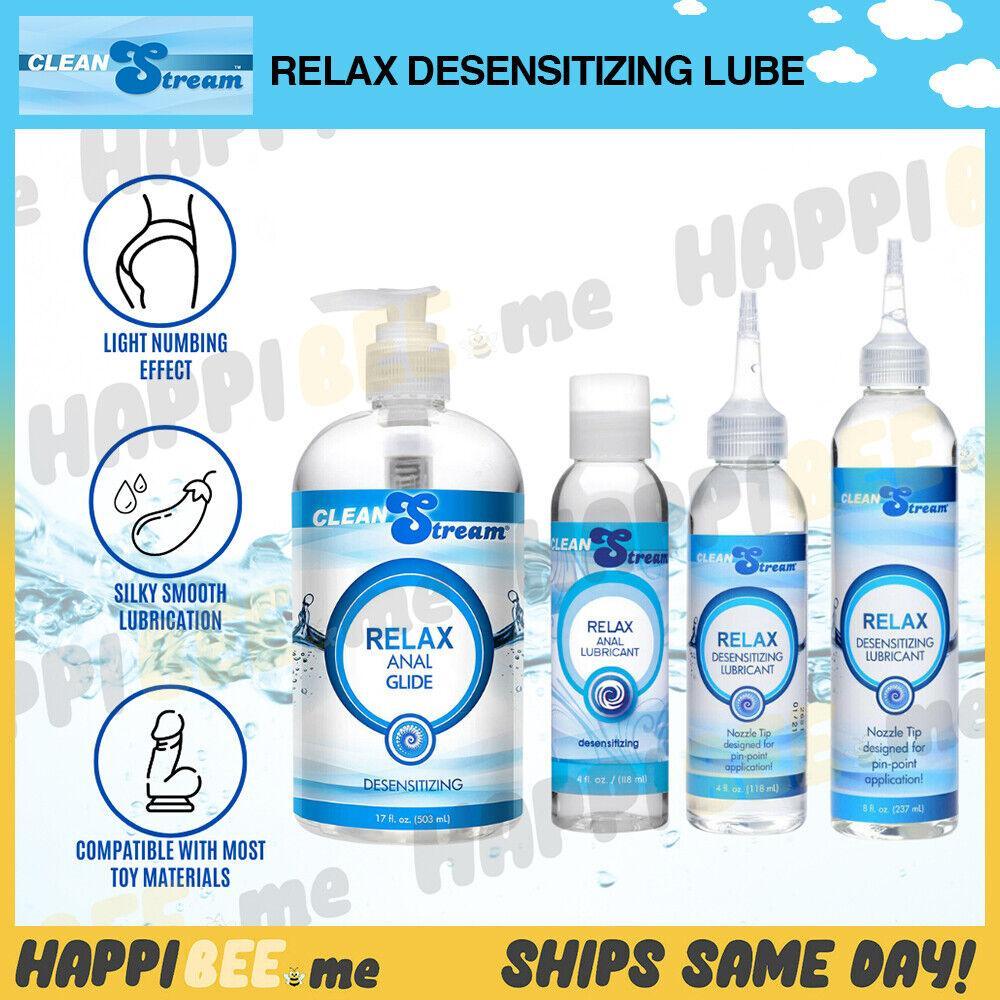 CleanStream Relax Anal Desensitizer • Water Lubricant