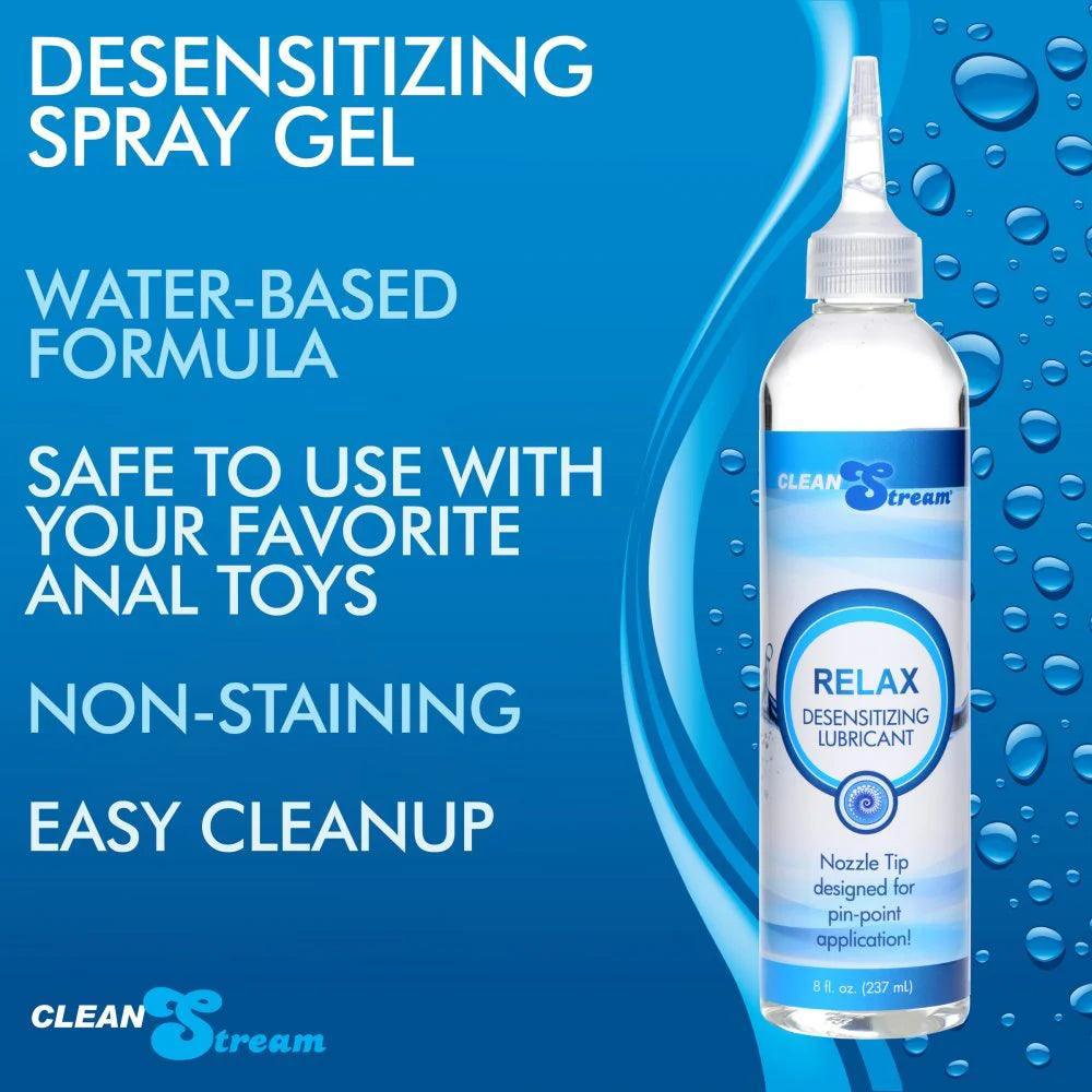 CleanStream Relax Anal Desensitizer • Water Lubricant