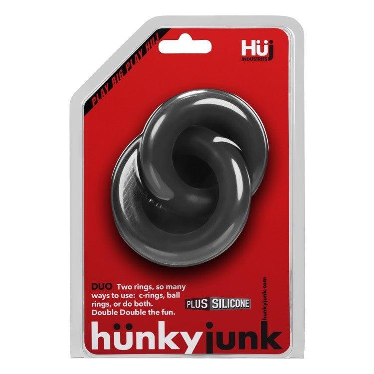 HunkyJunk Duo • TPR+Silicone Penis Ring