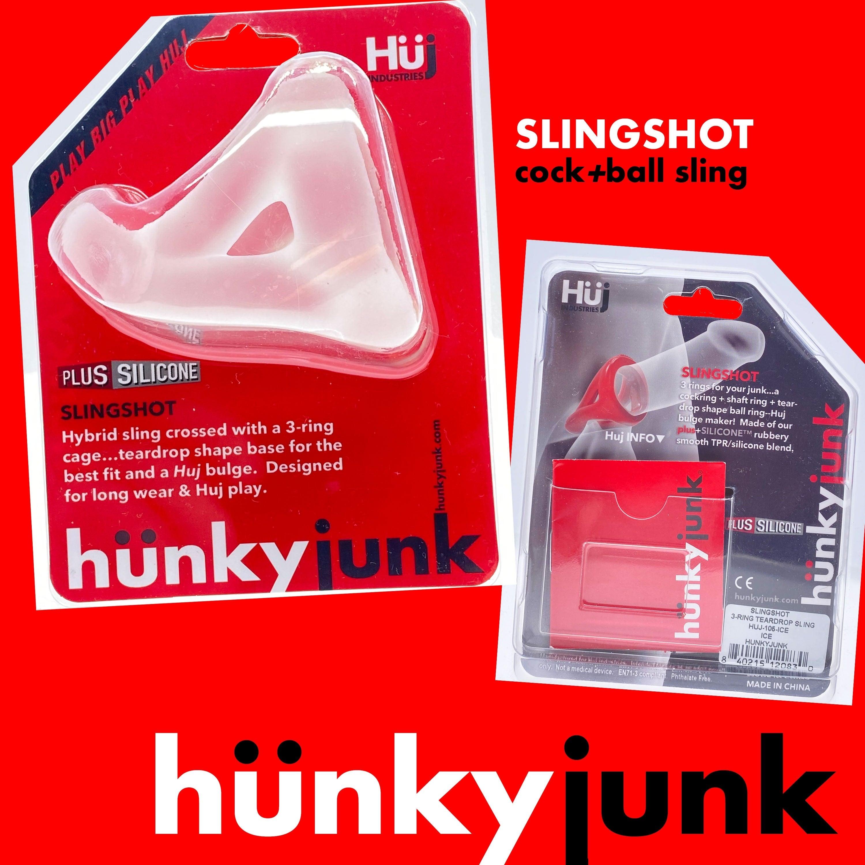 HunkyJunk Slingshot • TPR+Silicone Cocksling