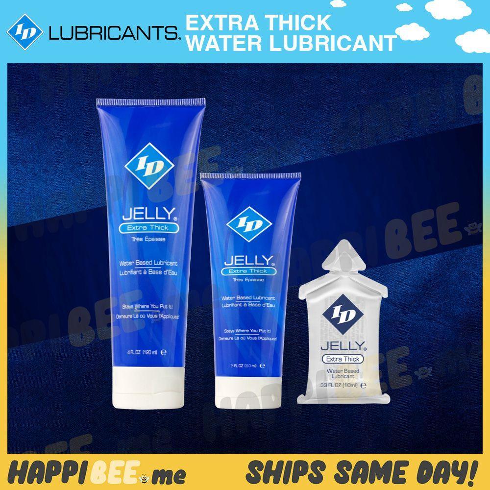 ID Jelly extra thick water-based lubricant travel tube