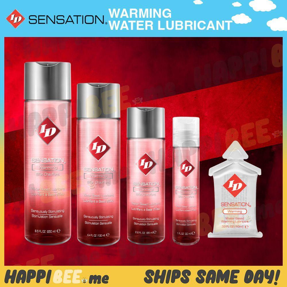 ID Sensation warming water-based lubricant bottle
