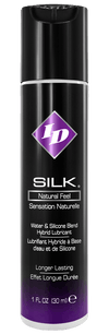 ID Silk (Natural Feel) • Hybrid Silicone + Water Lubricant