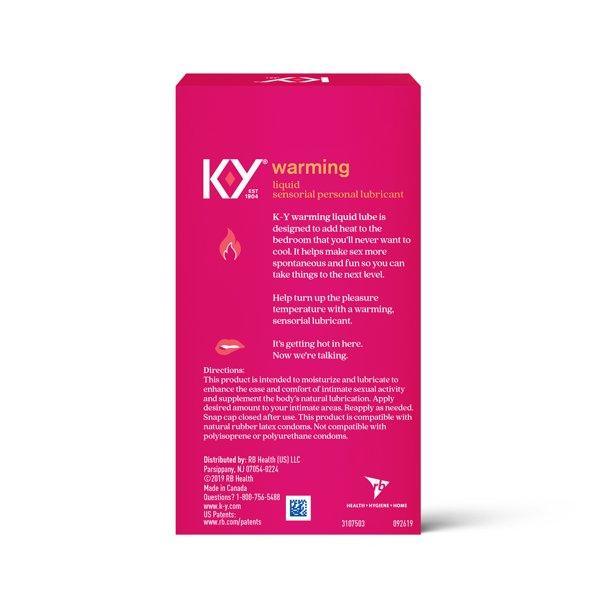 K-Y Warming (Liquid) • Water Lubricant