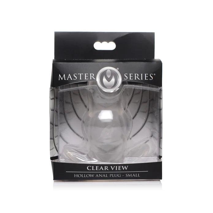 Master Series Clear View Hollow Butt Plug Transparent Tunnel Toy Happibee Master Series Clear View Hollow Butt Plug Transparent Tunnel Toy Happibee