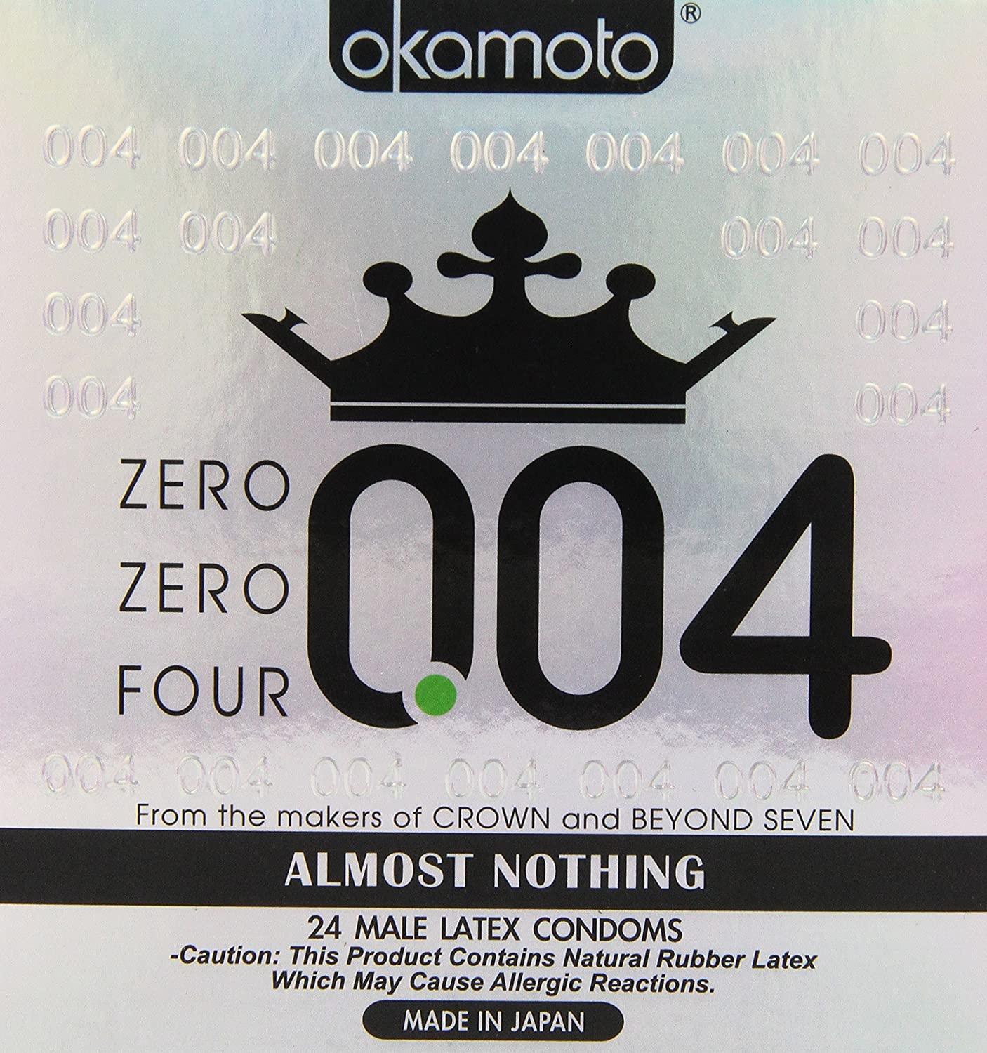 Okamoto 004 (Almost Nothing) • Latex Condom