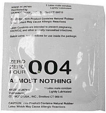 Okamoto 004 (Almost Nothing) • Latex Condom