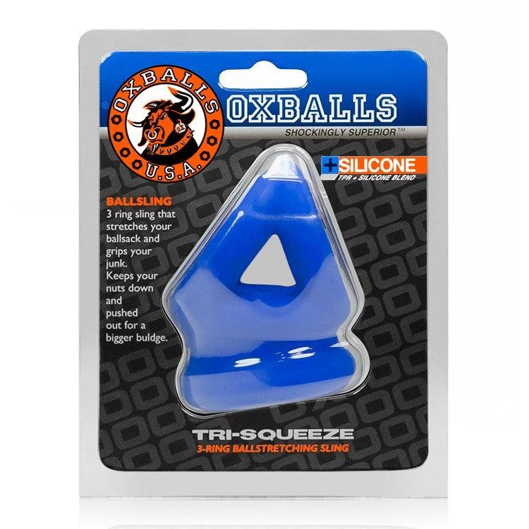 Oxballs Tri-Squeeze • TPR+Silicone Cocksling