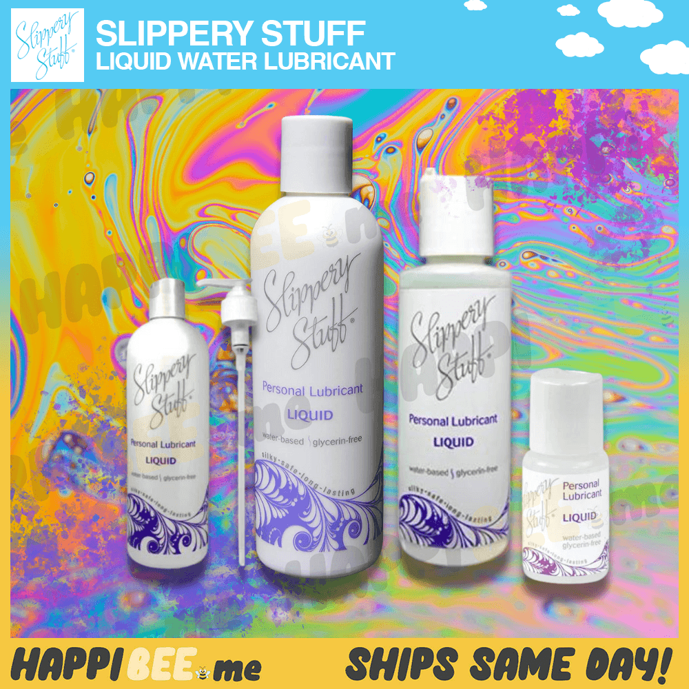 Slippery Stuff Liquid pH-Balanced Water-Based Lubricant Happibee Slippery Stuff Liquid pH-Balanced Water-Based Lubricant Happibee