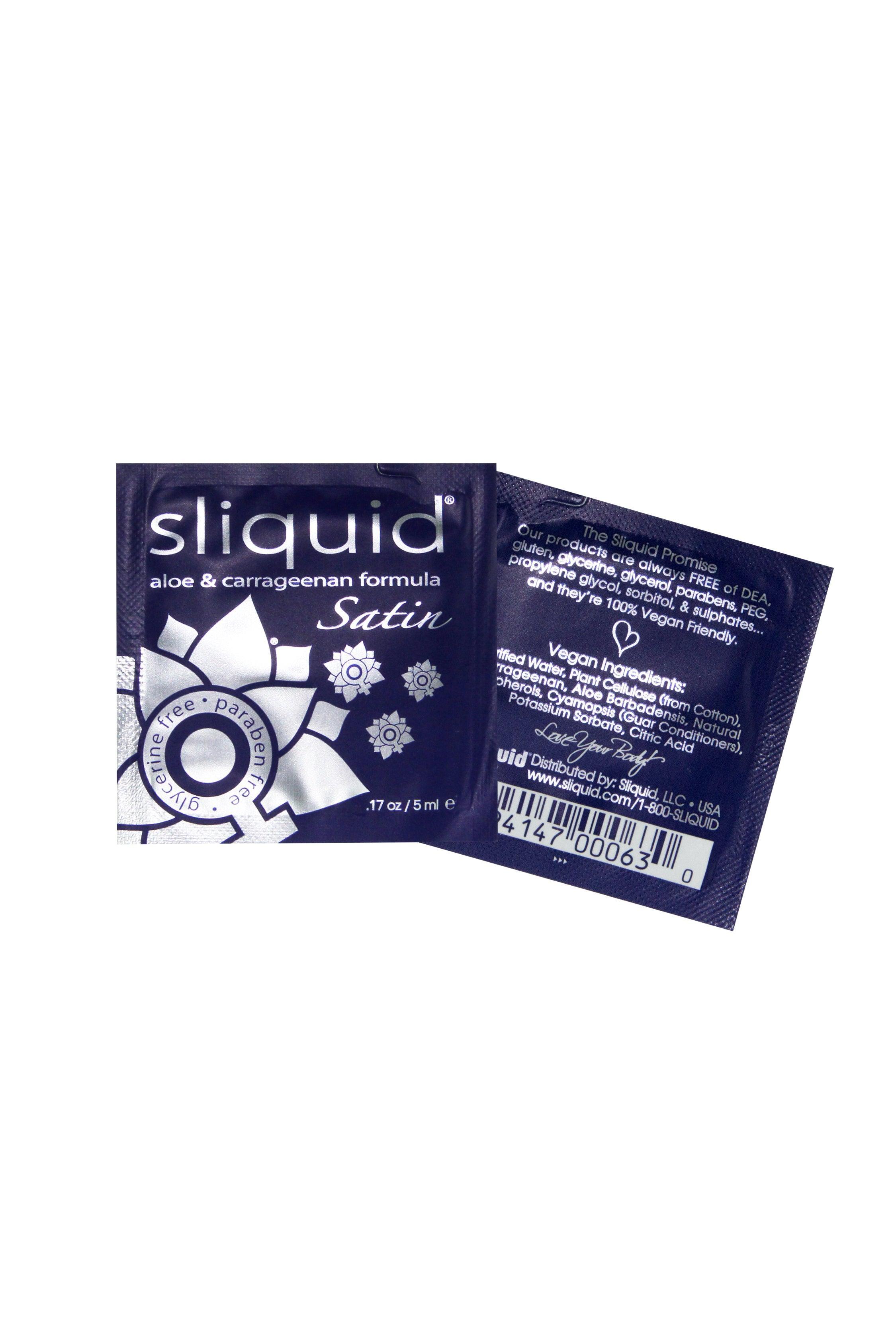 Sliquid Naturals Satin • Aloe Vera + Water Lubricant