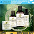 Sliquid Organics Silk bottles and sample sachet in a Happibee promotional graphic