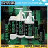 SPUNK Pure Silicone bottle and jug sizes in a Happibee promotional graphic