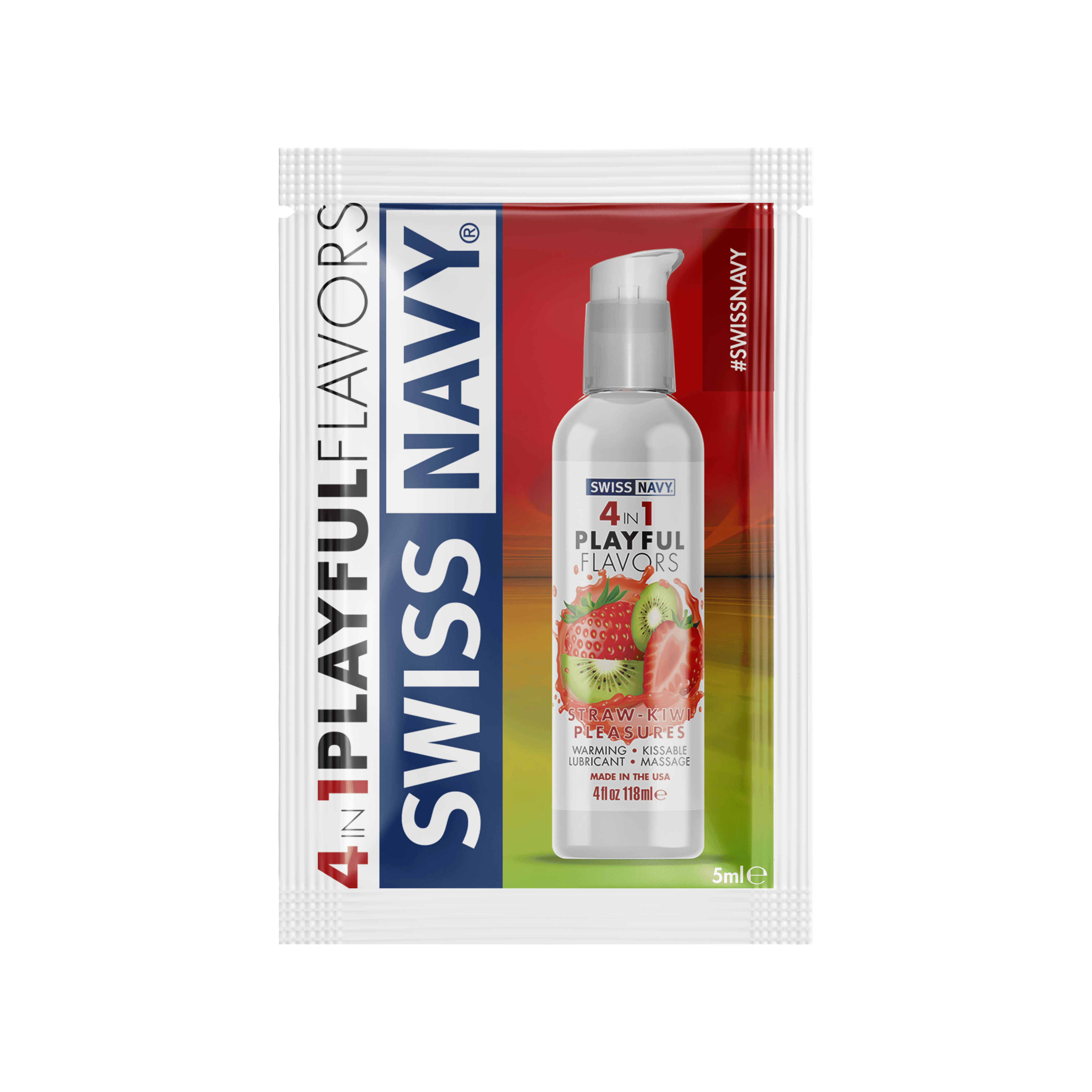 Swiss Navy 4 in 1 Playful Flavors • Edible Water Lubricant