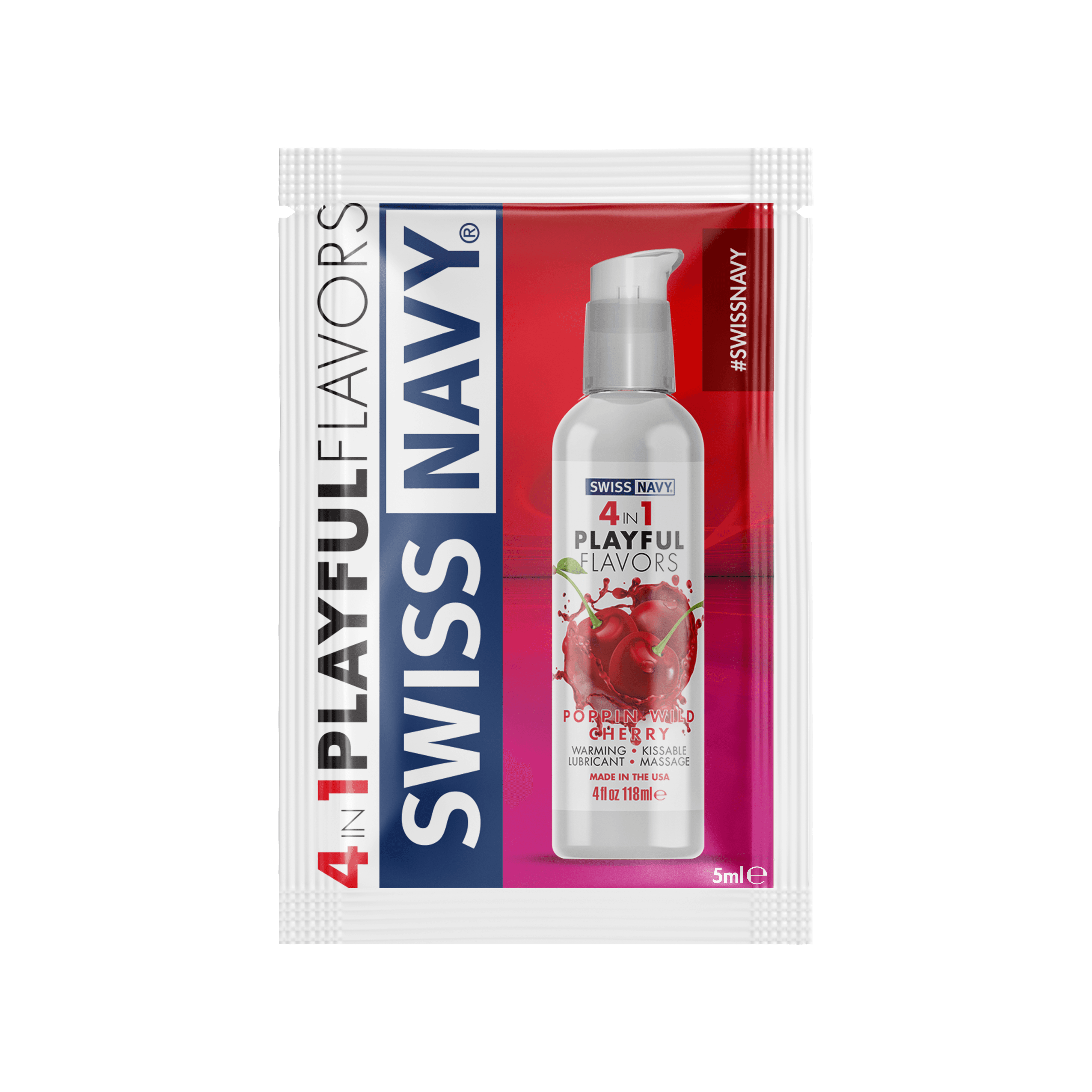 Swiss Navy 4 in 1 Playful Flavors • Edible Water Lubricant