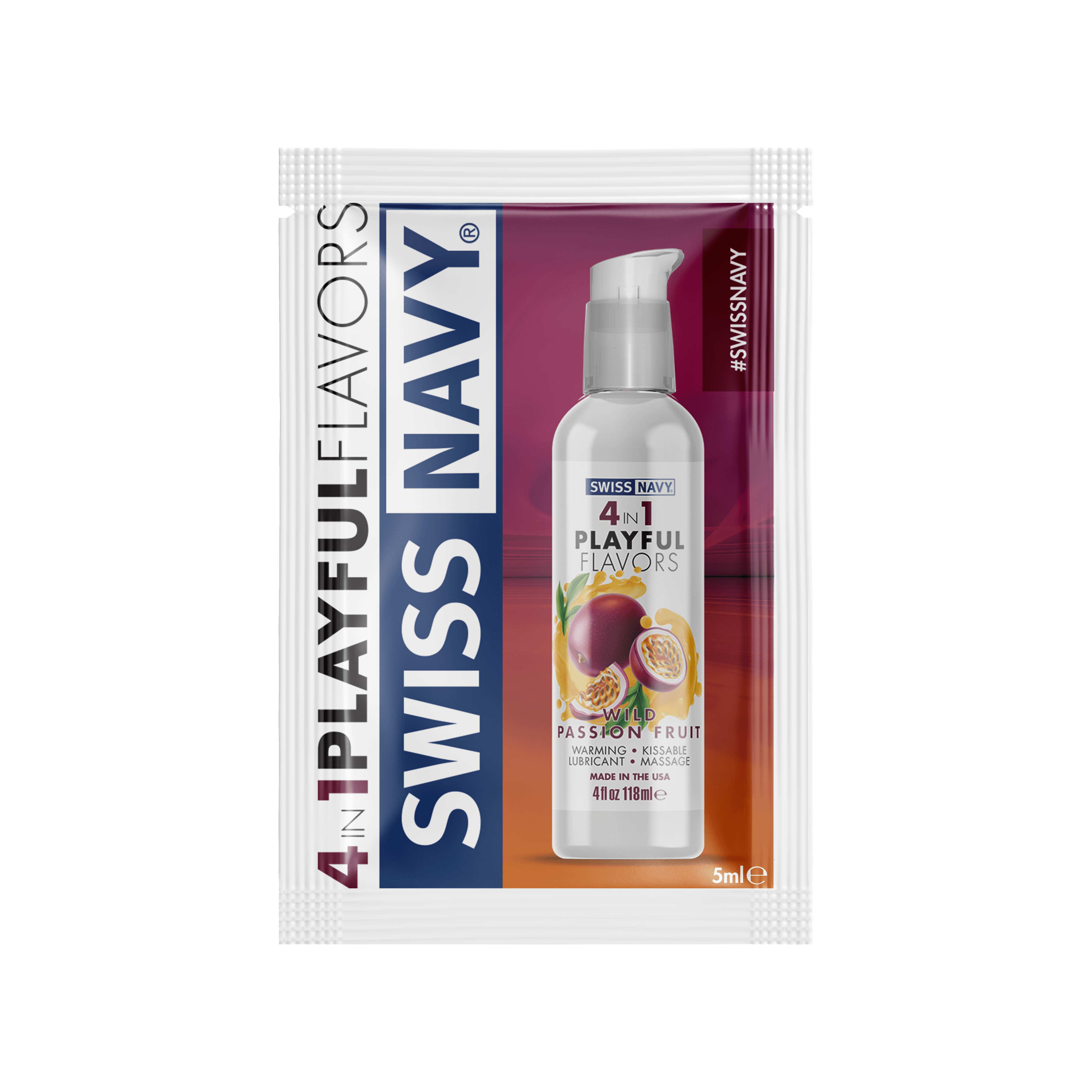 Swiss Navy 4 in 1 Playful Flavors • Edible Water Lubricant